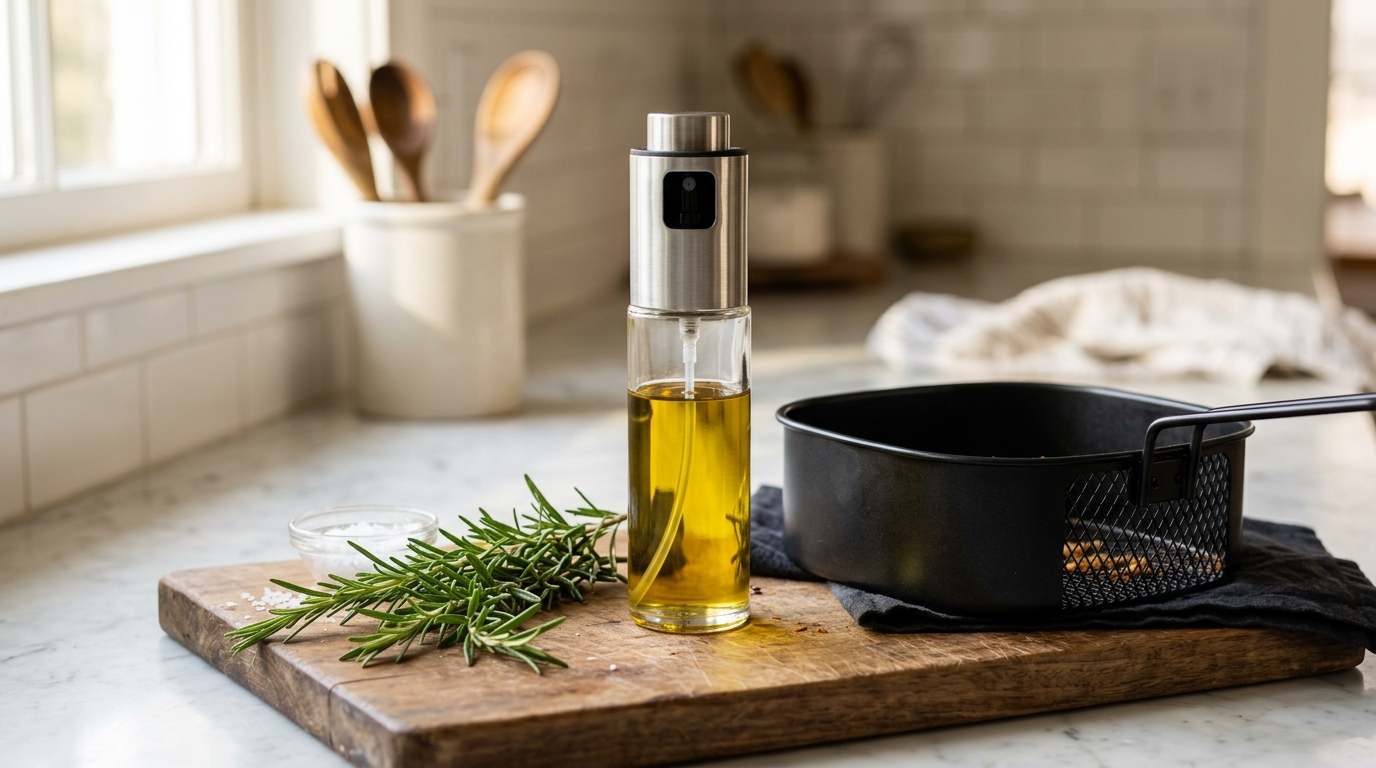 Best Glass Oil Sprayer Misters for Air Fryers & Non-Toxic Cooking