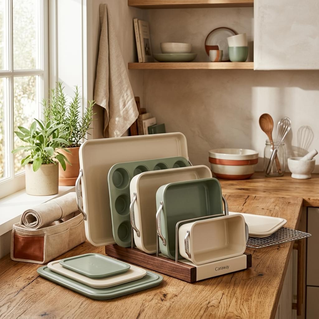 Caraway Non-Toxic Ceramic Bakeware 11-Piece Set