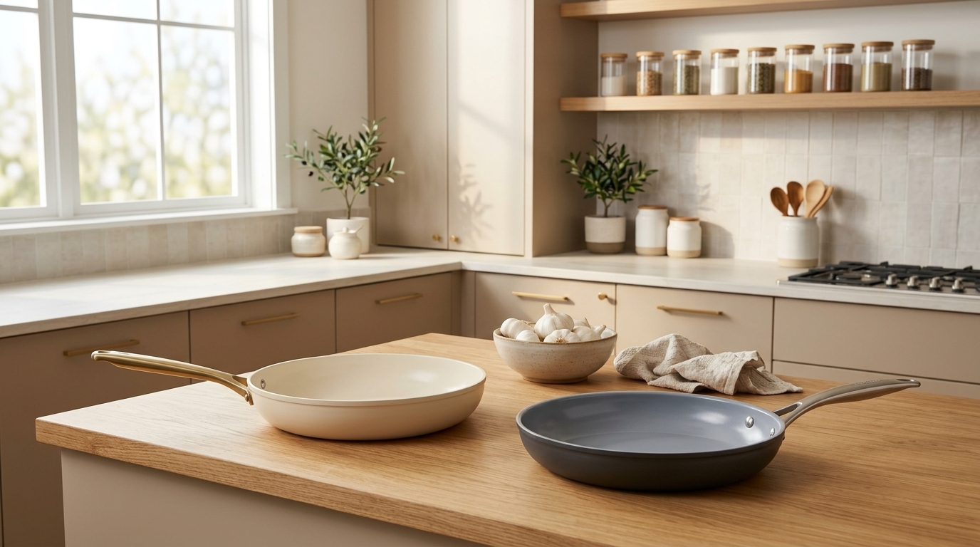 Caraway vs GreenPan Valencia Pro: The Premium Ceramic Showdown