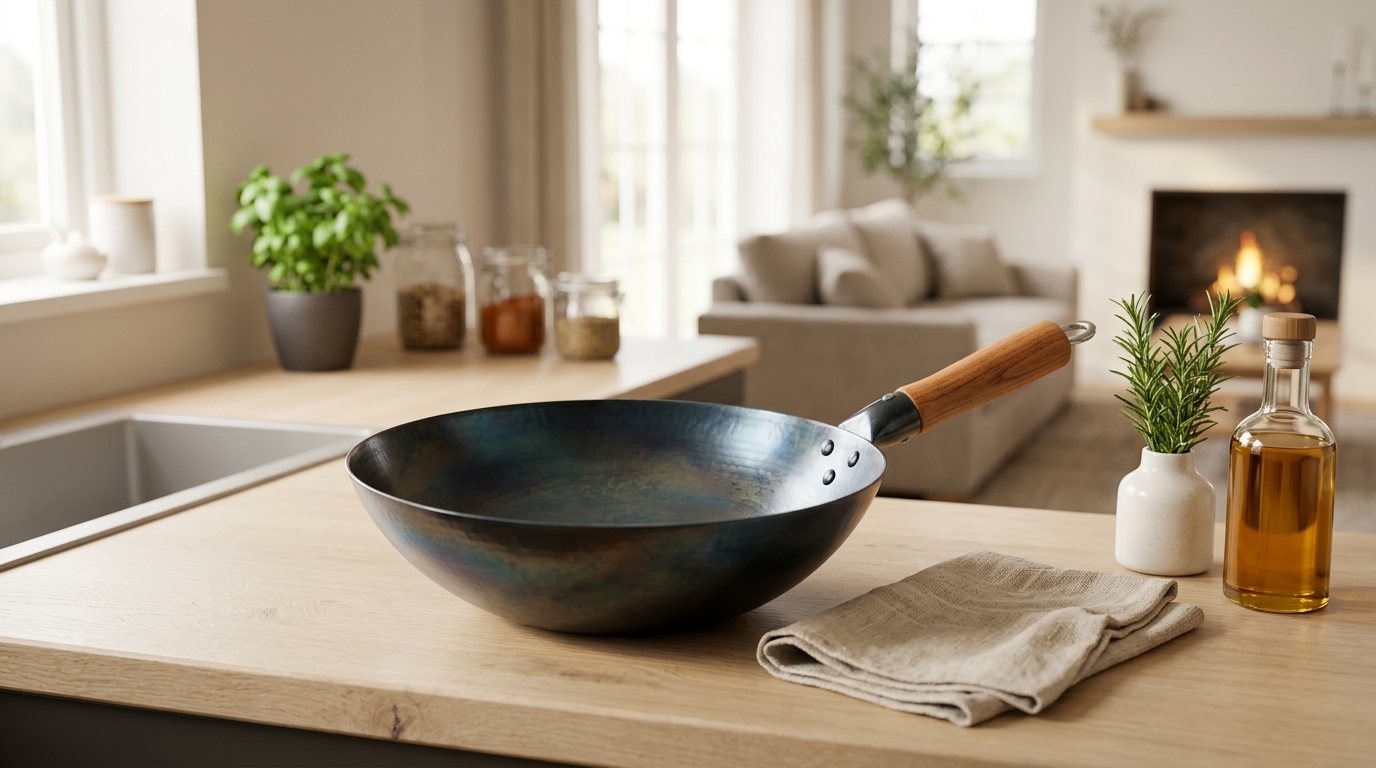 How to Season a Carbon Steel Wok: Step-by-Step Blueing