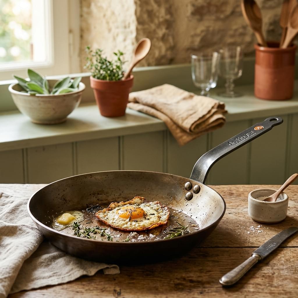 De Buyer Mineral B Carbon Steel Frying Pan