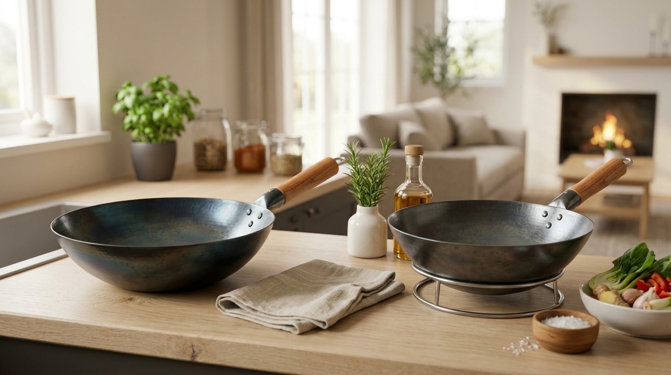 Flat vs Round Bottom Wok: Induction & Electric Stoves