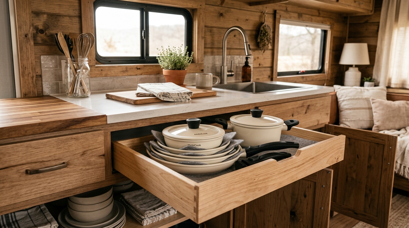Best Space-Saving Cookware for RVs and Small Kitchens