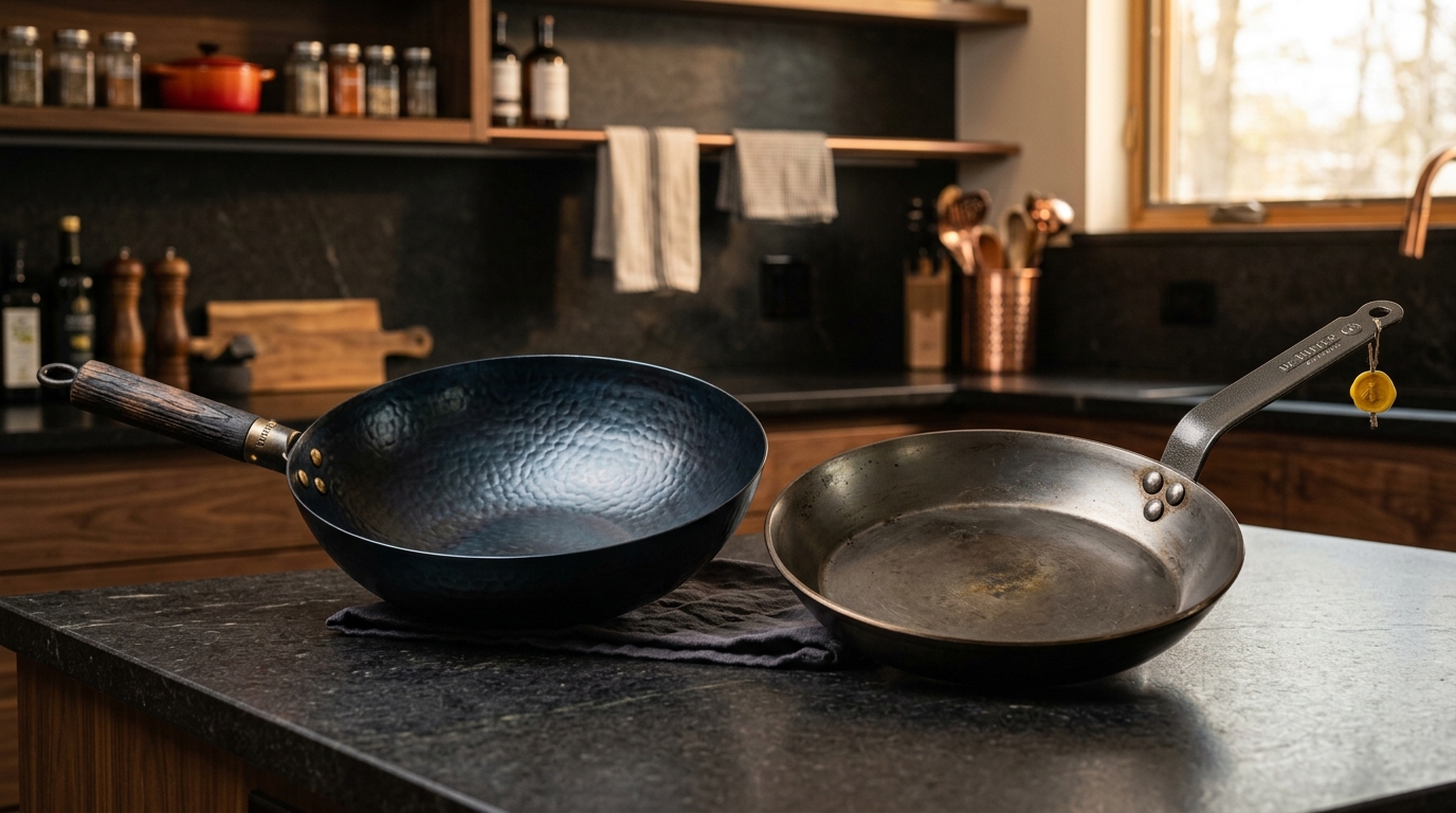 Yosukata vs De Buyer Carbon Steel: Real Thermal & Wok Hei Test